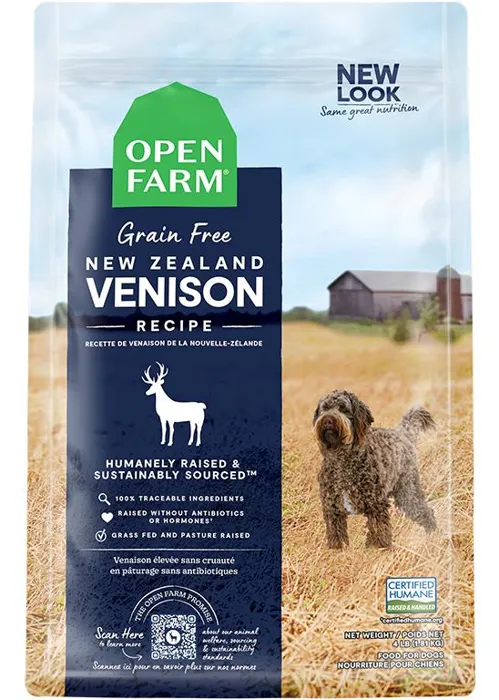 Open Farm Dog Grain Free New Zealand Venison 22 Lb