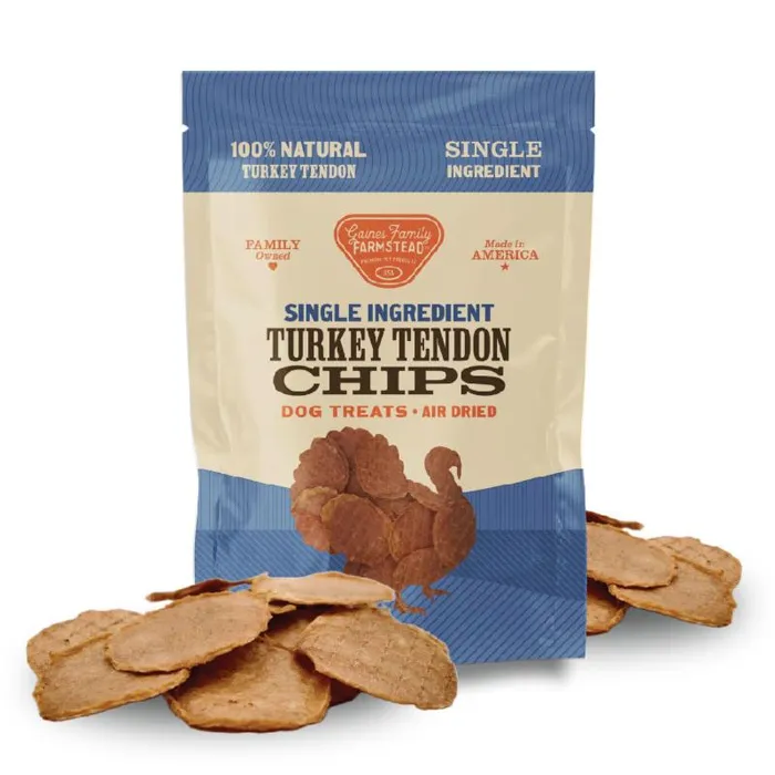 Gaines Family Turkey Tendon Chips 5 oz