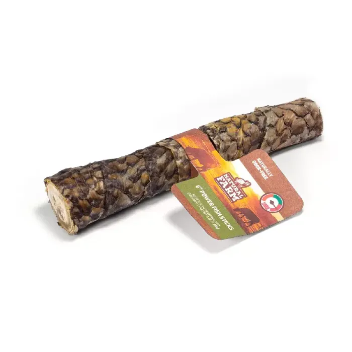 Bulk Natural Farm Power Chew Beef w/ Fish 6"