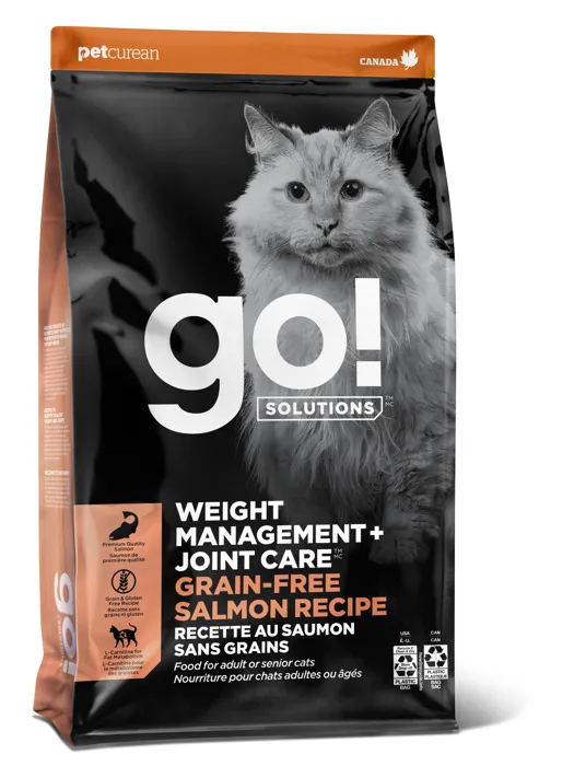 Go! Wm+jc Gf Salmon 3# Cat Fg00674 Petcurean 6/cs 300/plt