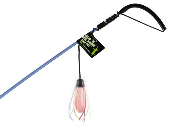 Vee Purrfect Glow In the Dark Cat Toy Wand