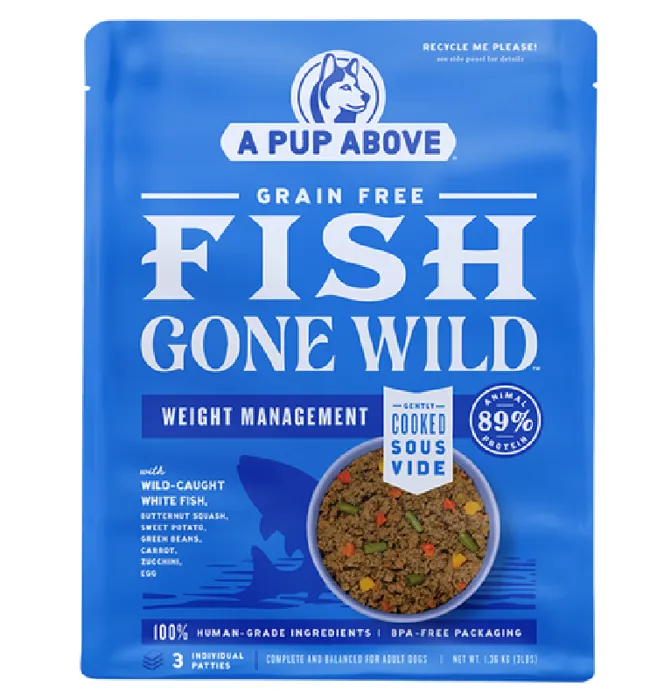 A Pup Above Fish Gone Wild 3 Lbs