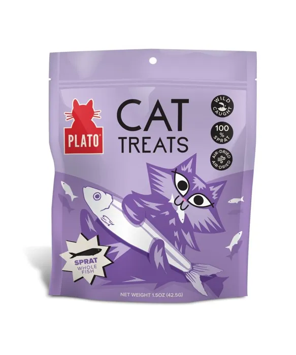Plato Cat Air Dried Baltic Sprat Treat 1.5 oz