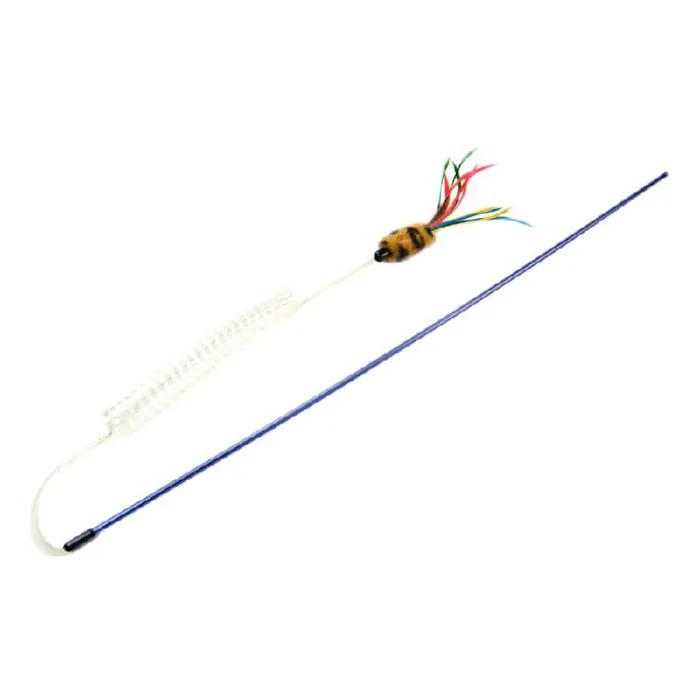 Purrfect Go Fur It Cat Spring Wand 8 Foot