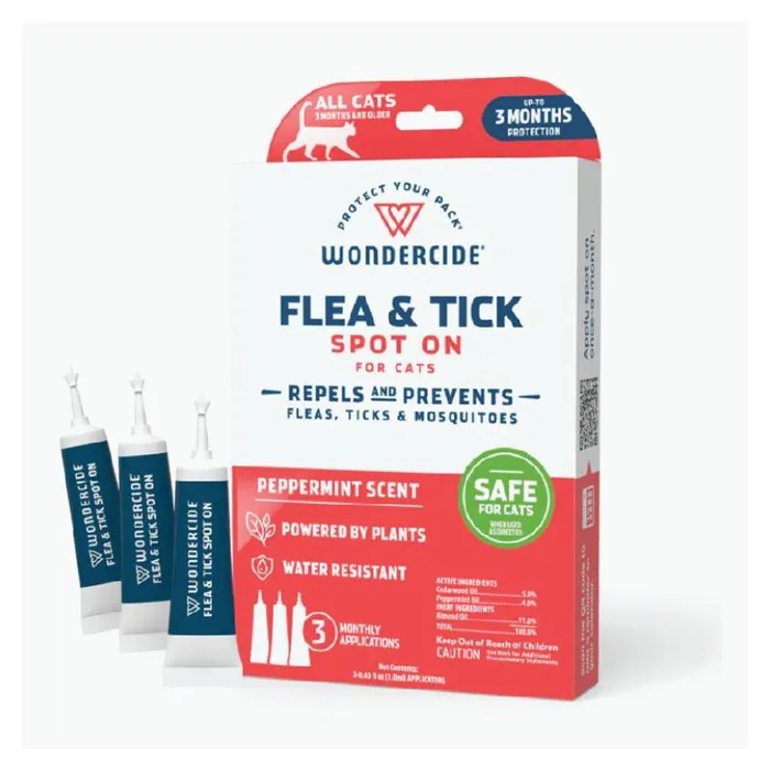 Wondercide Flea & Tick Spot On For Cats Peppermint