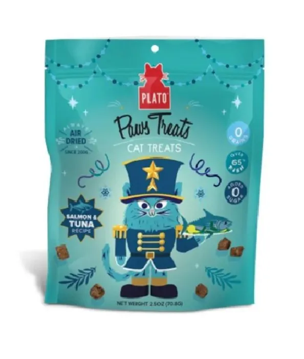 Plato Cat Air Dried Tuna & Salmon Treats 2.5 oz
